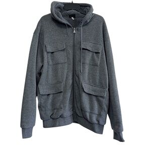 Original Deluxe Men's Zip-Up Field Jacket with Multiple Pockets